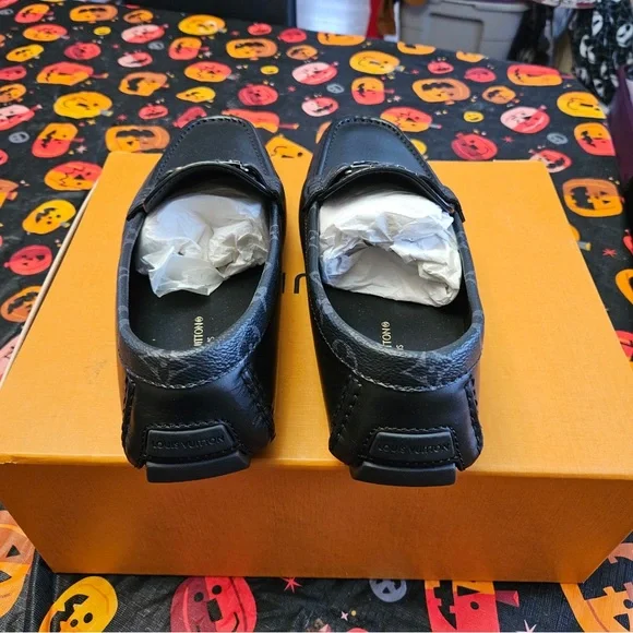 Authentic Louis Vuitton Monte Carlo Black Moccasin/Driving Shoes.SZ 8.5 - Picture 3 of 8